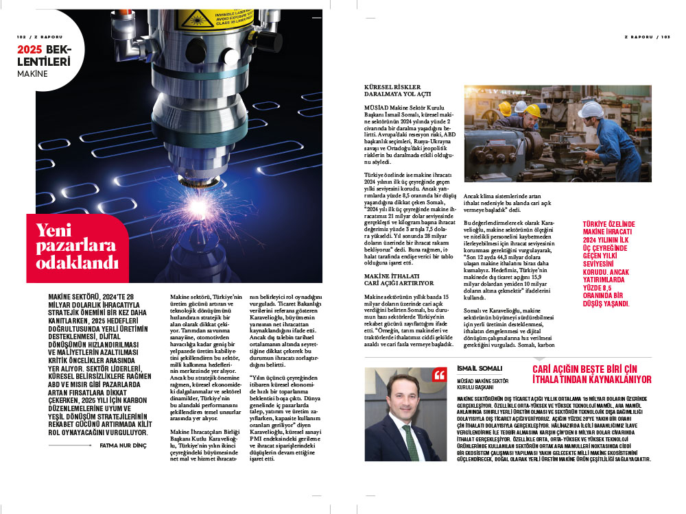 Machinery Sector 2025 Expectations - Z Raporu